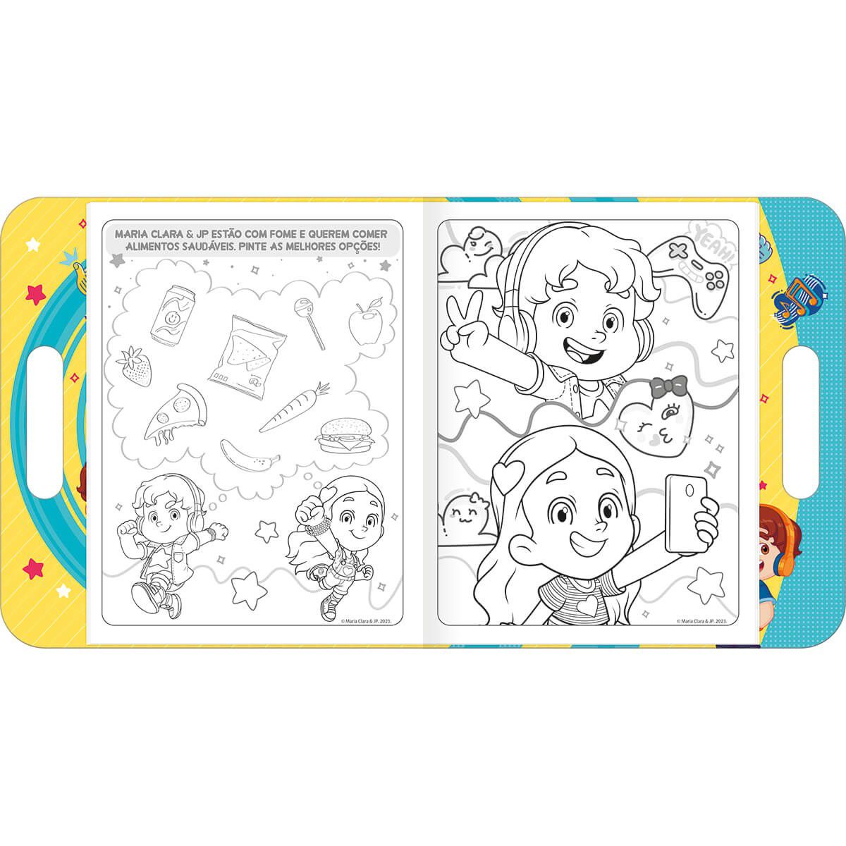 Maria Clara e JP no YouTube: Descubra os Vídeos de Desafios de Colorir