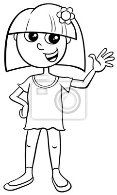 Ideias criativas para usar desenhos de menina coloridos em projetos DIY