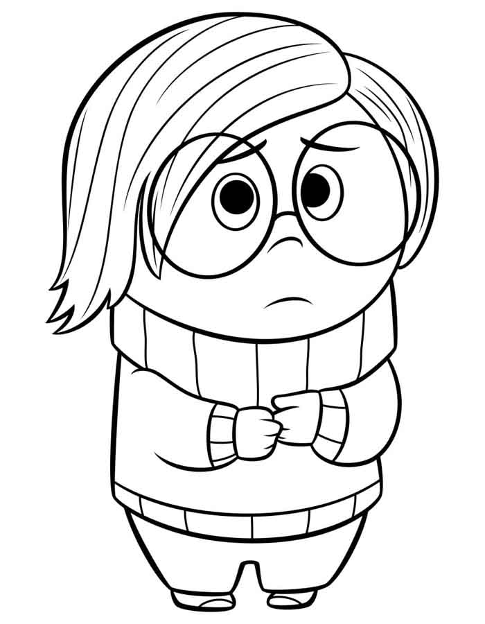 desenho menina para colorir