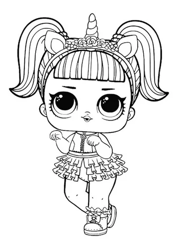 desenho menina para colorir