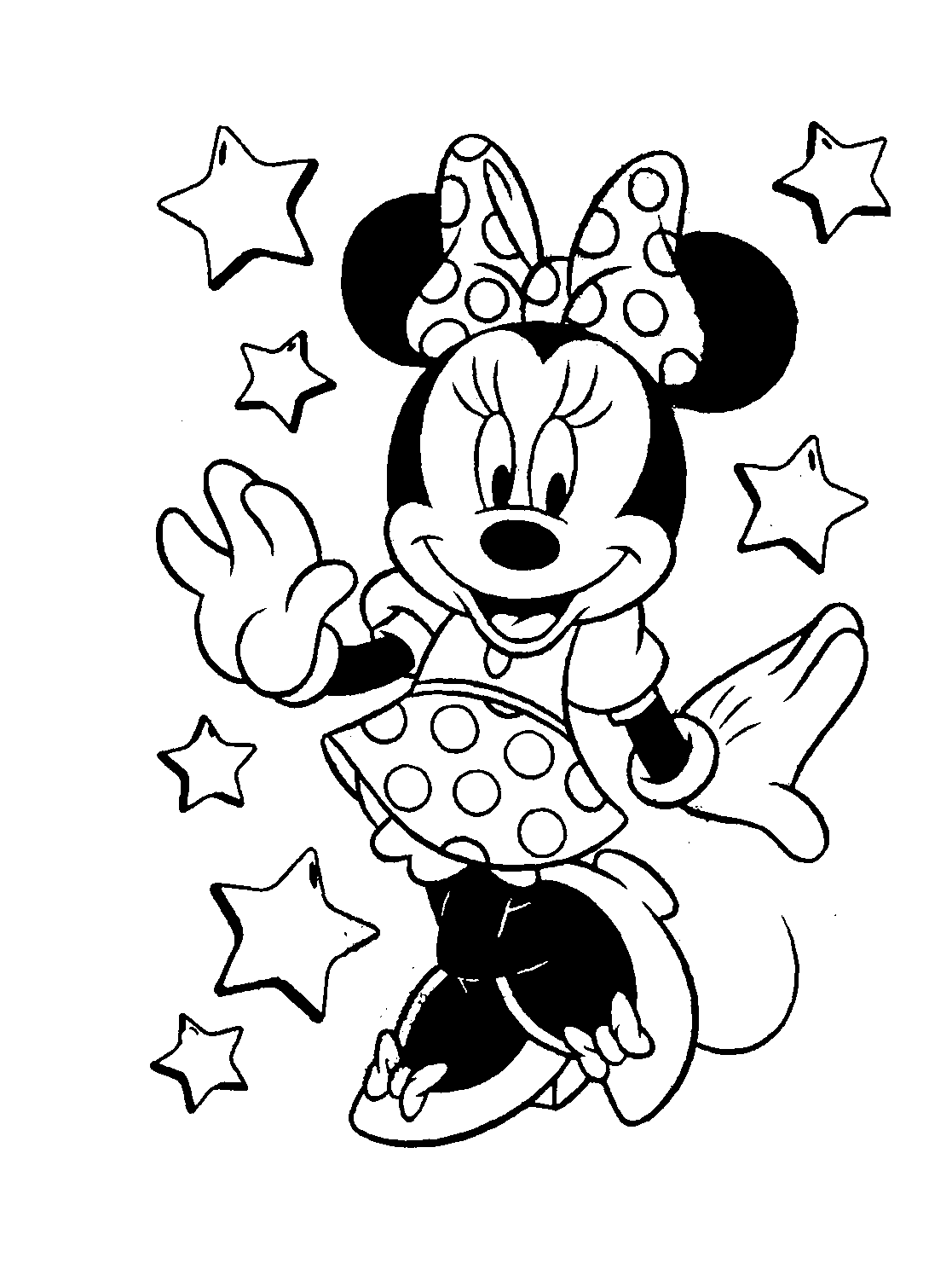 5 Atividades Criativas com Desenhos da Minnie para Crianças