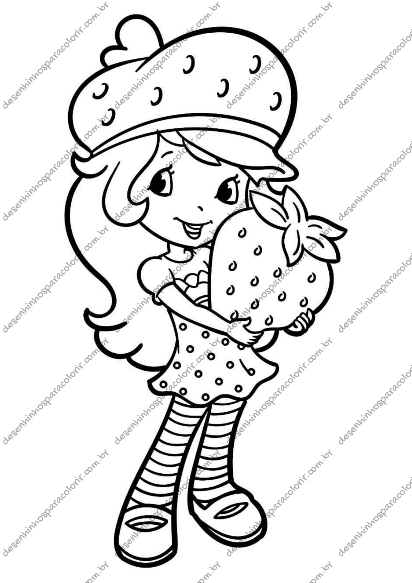 Como Encontrar Desenhos da Moranguinho Clássica para Imprimir