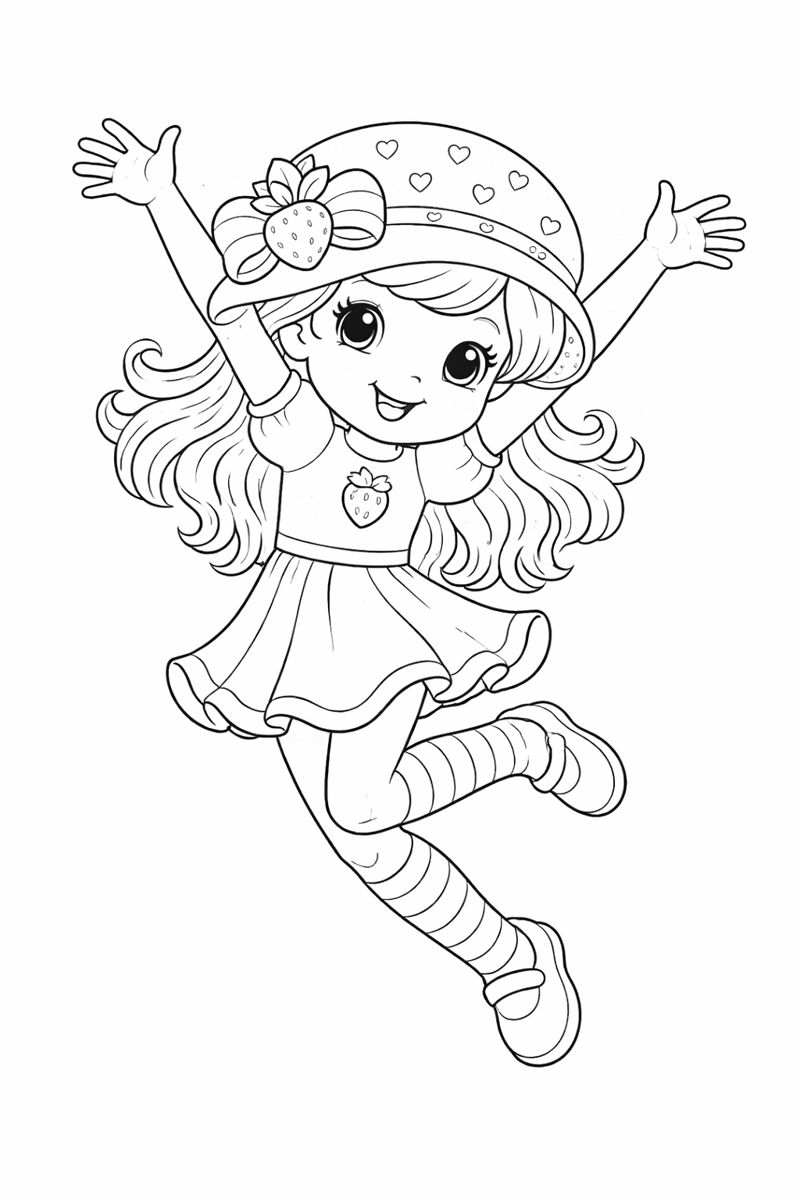 Desenhos da Moranguinho Baby e Tutti-Frutti para Imprimir