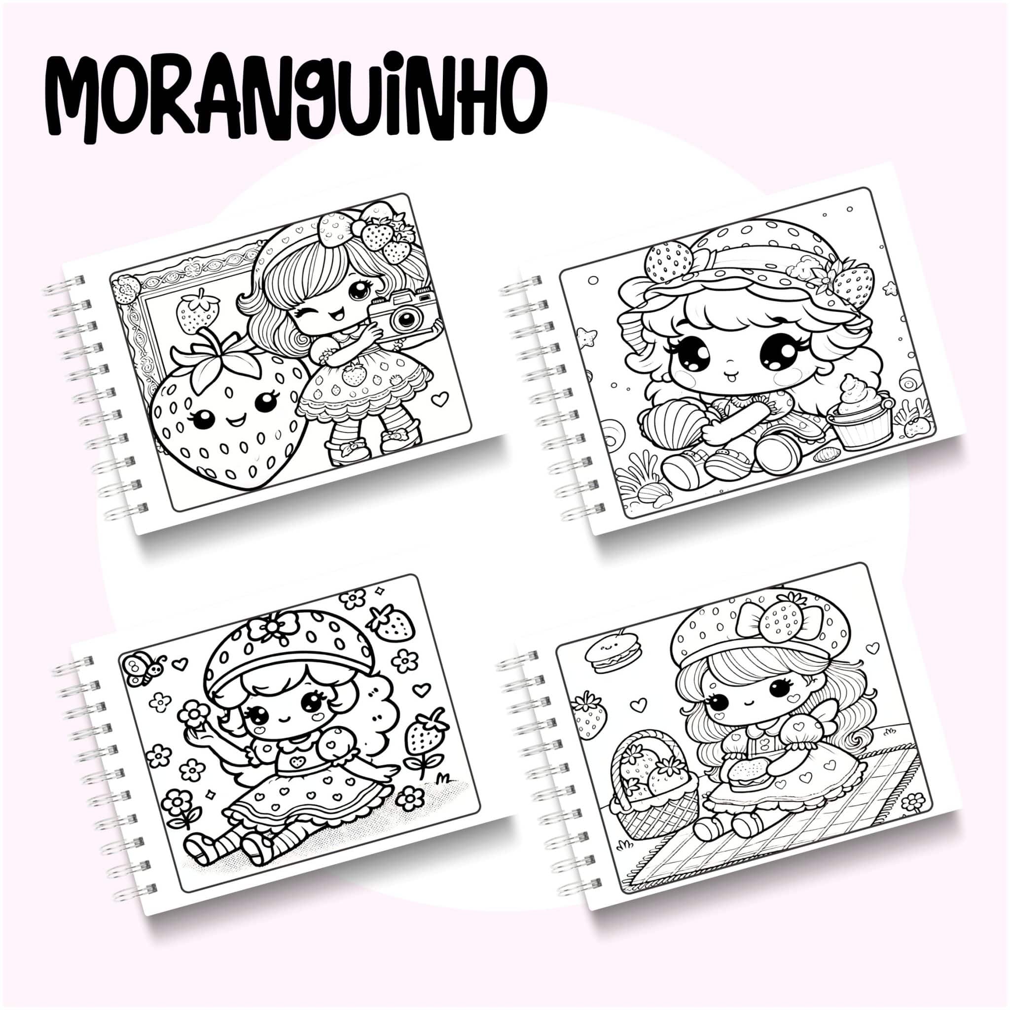 Desenhos da Moranguinho Baby e Tutti-Frutti para Imprimir