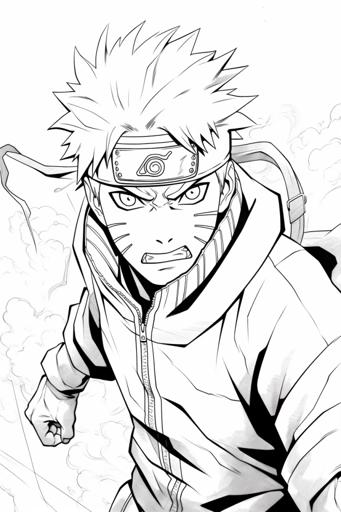 Naruto Chibi para Colorir: Fofura Ninja para Crianças
