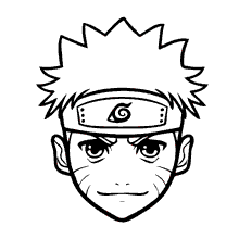 desenho naruto para colorir