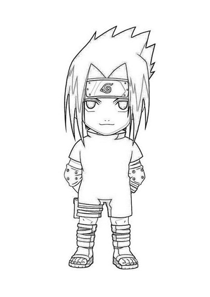 desenho naruto para colorir