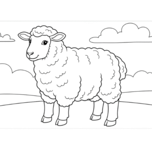 Atividades Criativas com Desenhos de Ovelhas: Além do Lápis de Cor
