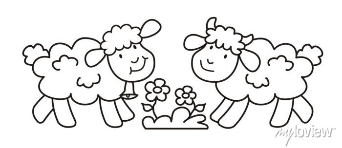 Desenhos de Ovelhas Fofas vs. Realistas: Qual Escolher para Colorir?