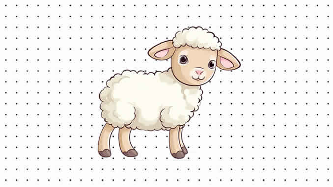 desenho ovelha para colorir