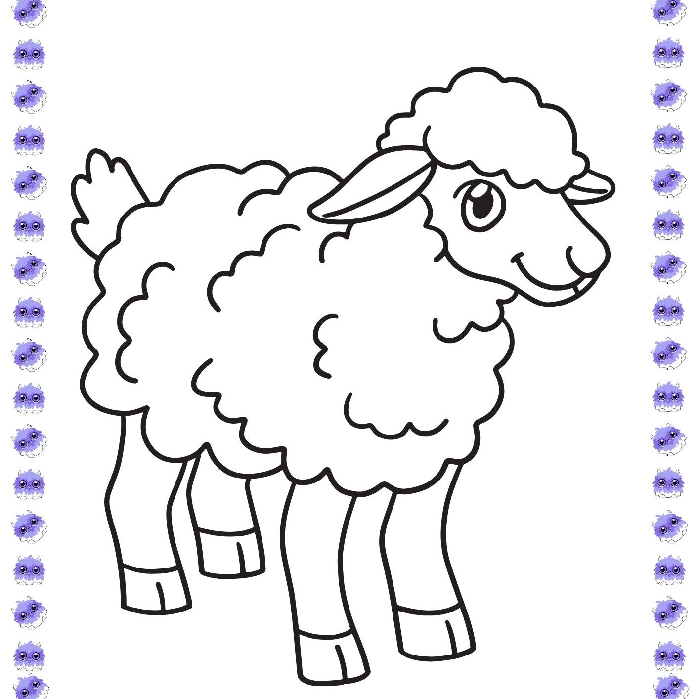 Desenhos de Ovelhas Fofas vs. Realistas: Qual Escolher para Colorir?