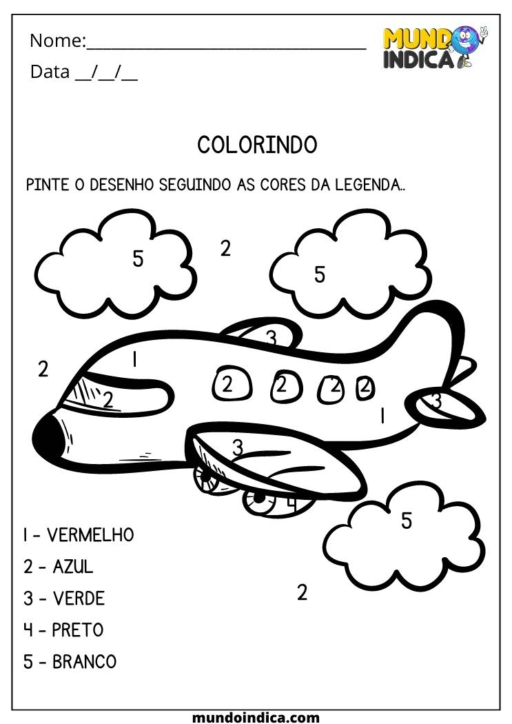 atividades para 1 ano colorir