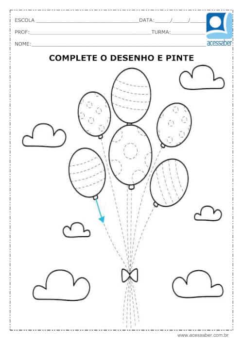 desenhos de frutas para 1 ano colorir