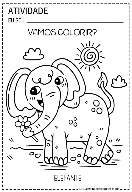 livro de colorir 1 ano imprimir