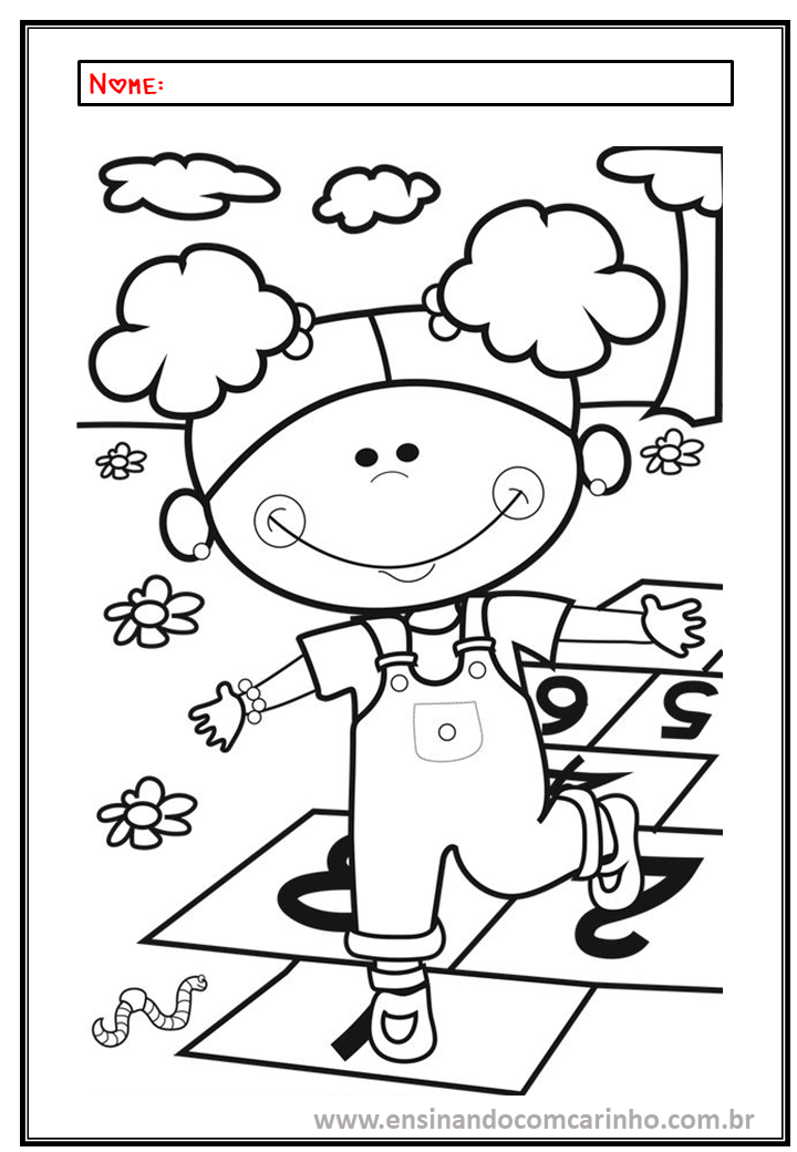 desenhos de brinquedos para 1 ano colorir