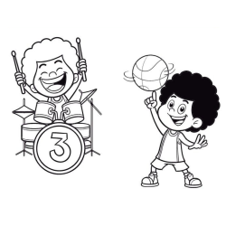 livro de colorir infantil 3 palavrinhas