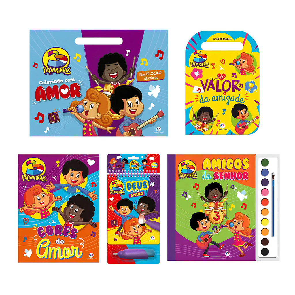 desenhos para colorir online 3 palavrinhas