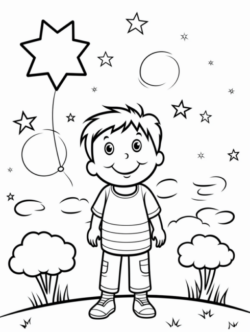 desenhos para colorir meninos 7 anos