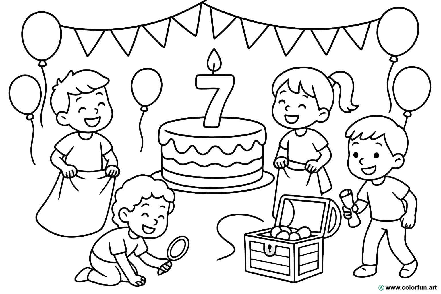 atividades para 7 anos colorir
