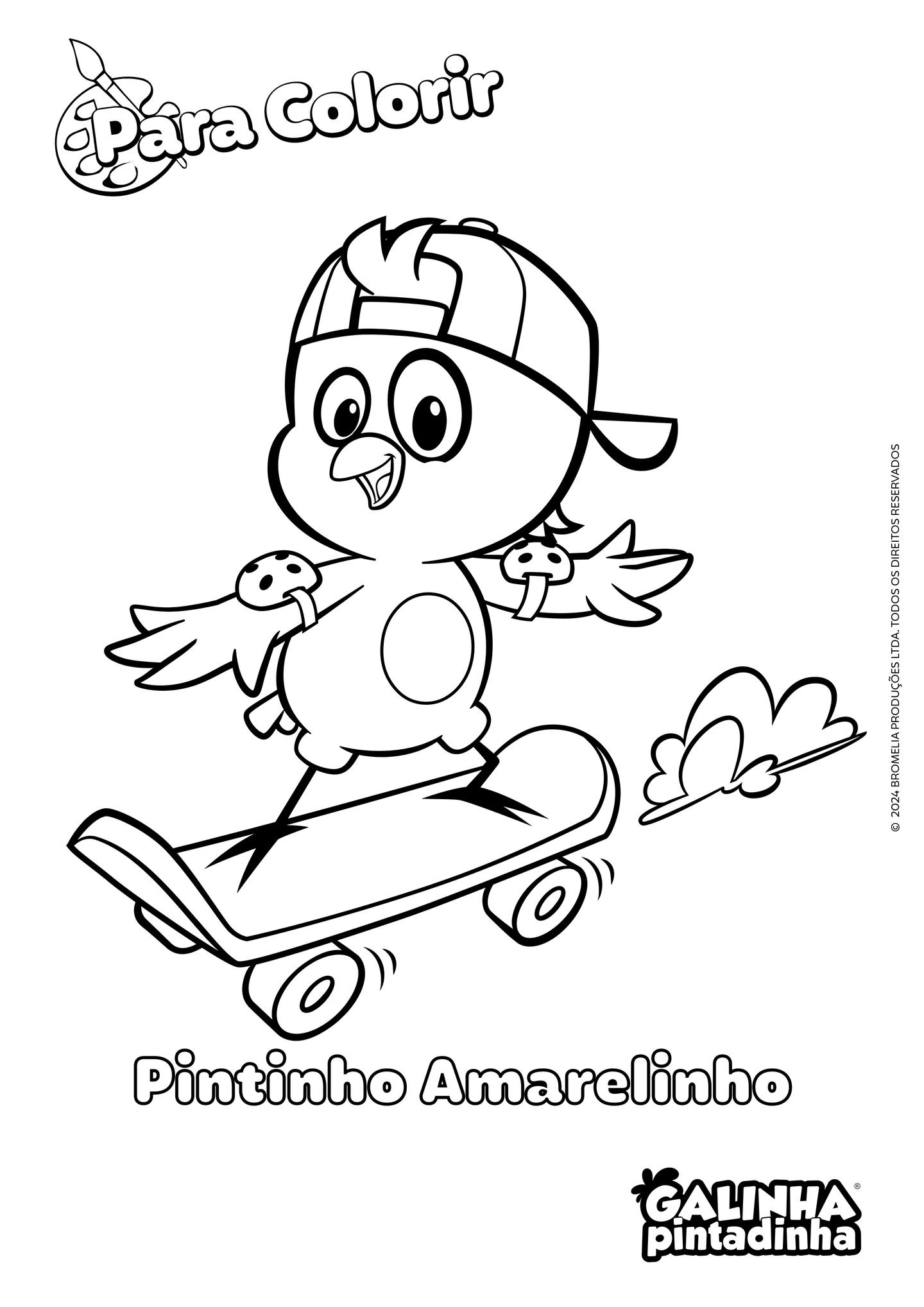 desenhos de animais para colorir a4