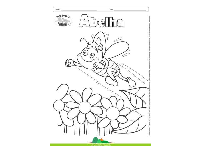 desenho de inseto para colorir