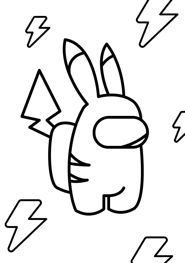 desenho among us fantasma