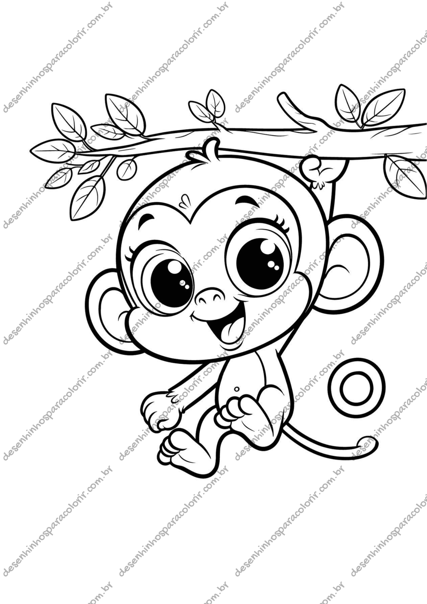 animais selvagens para colorir