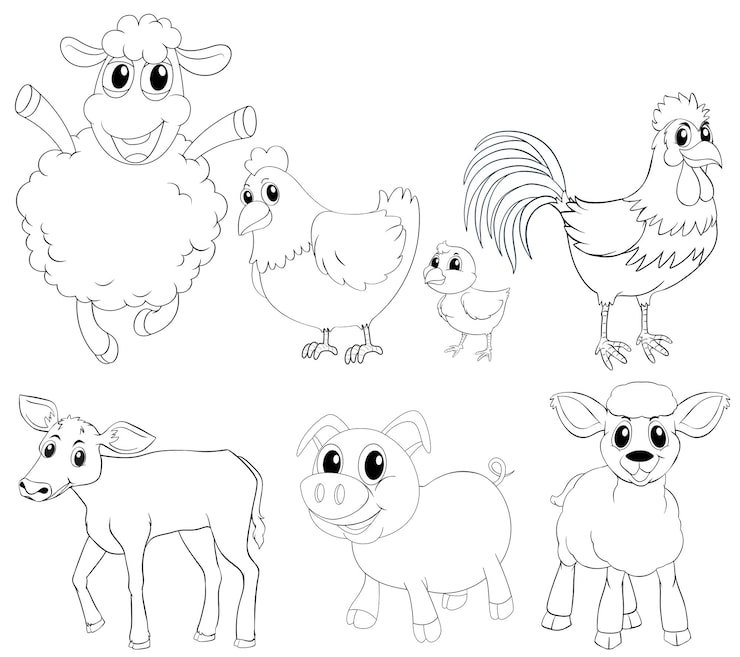 desenhos de porco para colorir