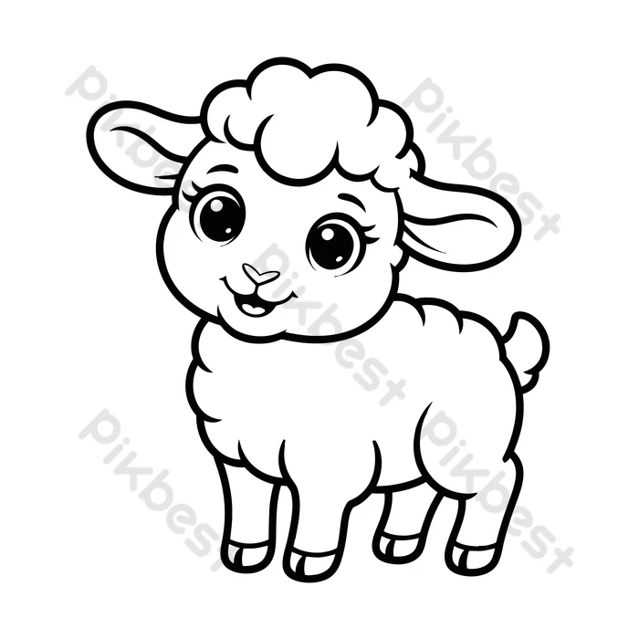 desenhos kawaii animais de fazenda