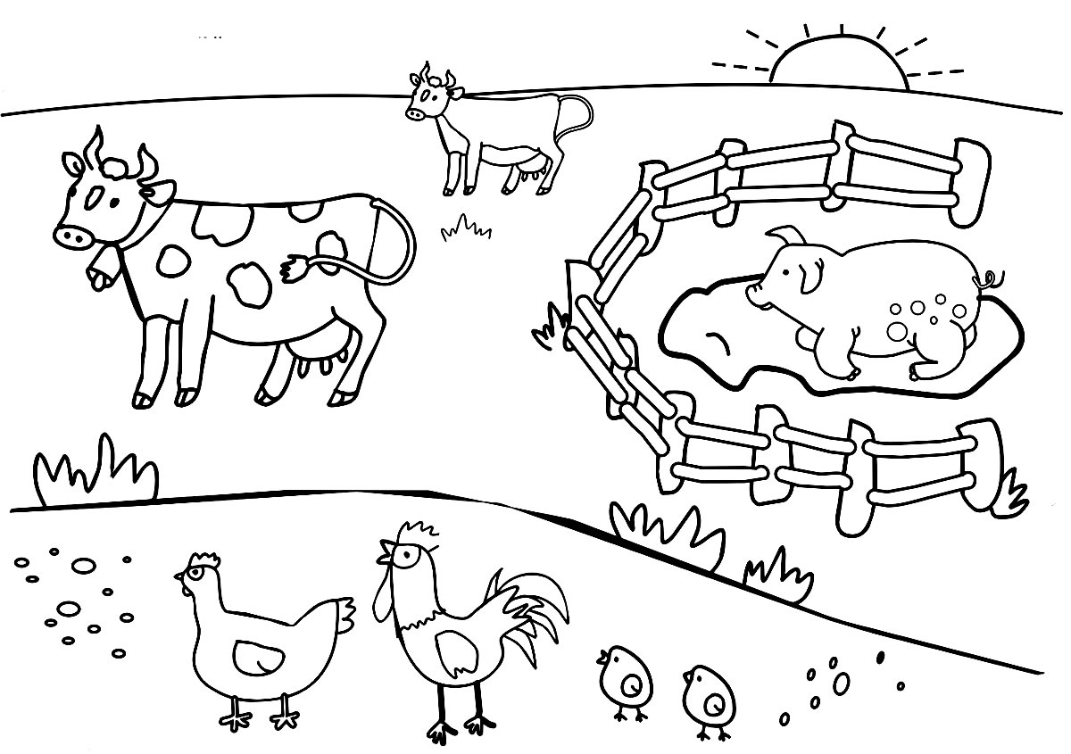 desenhos de vaca para colorir