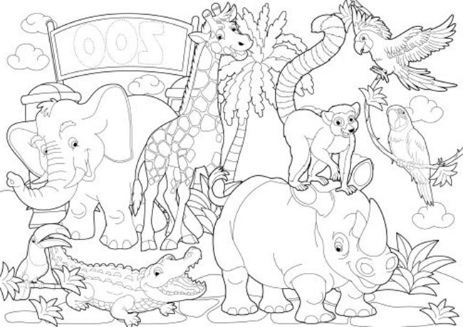 desenhos de raposas para colorir