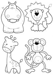 desenhos de esquilos para colorir
