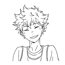 personagens masculinos de anime para pintar