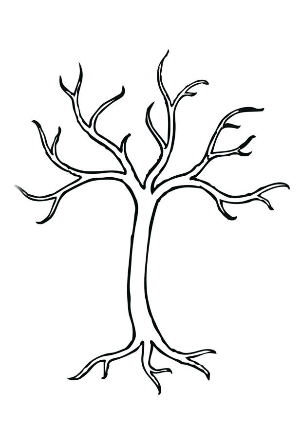 árvore para colorir imprimir