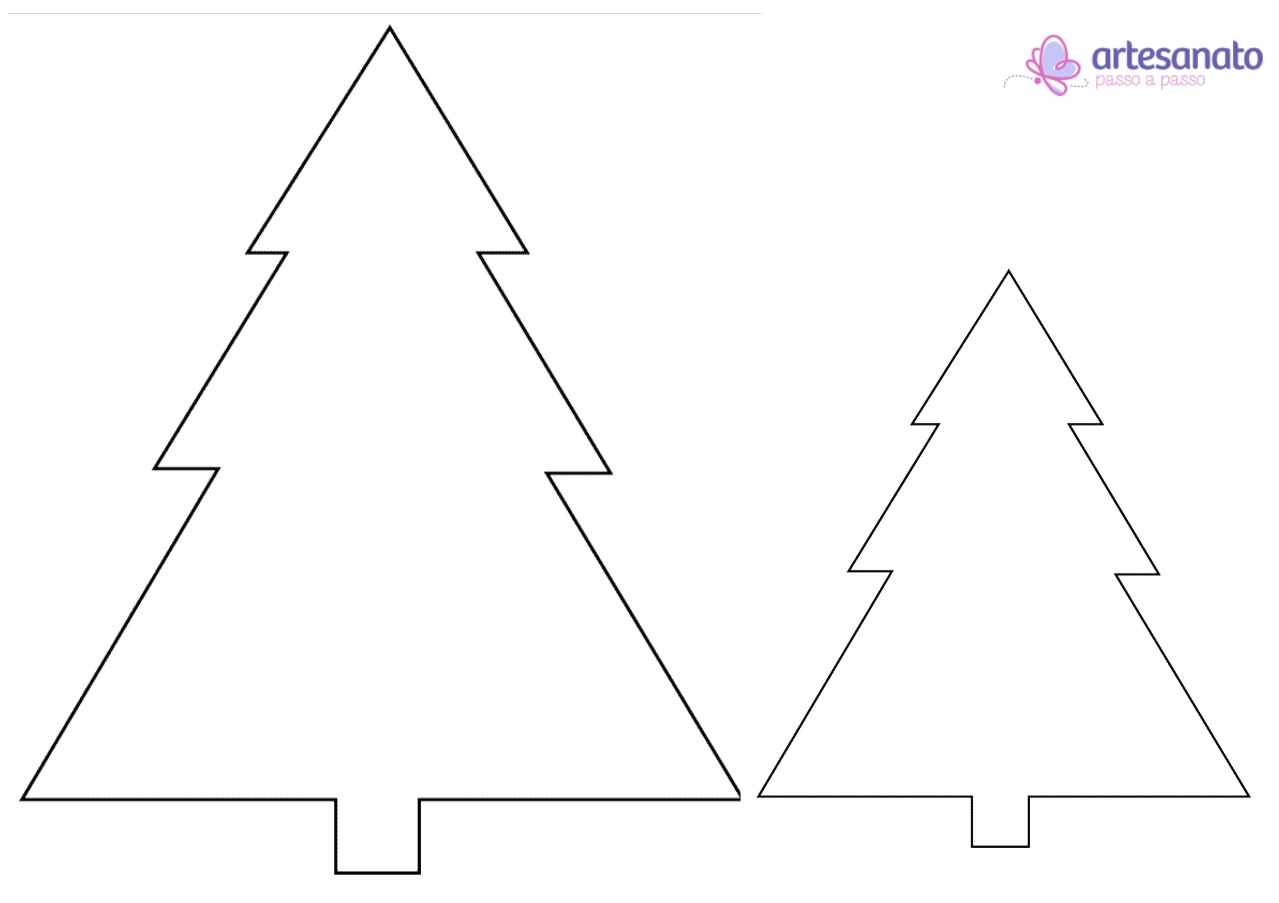 desenho de pinheiro de natal para pintar