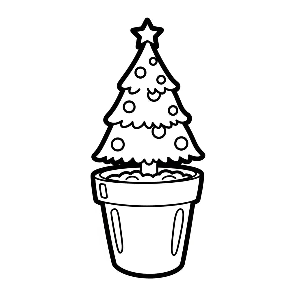 árvore de natal para imprimir e colorir