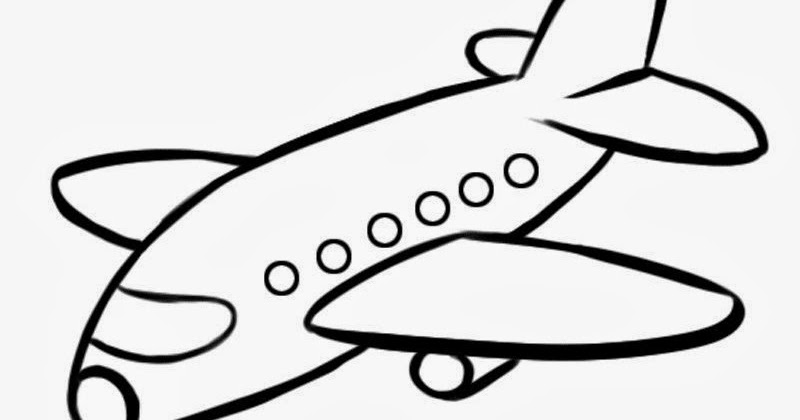 desenho de avião para imprimir