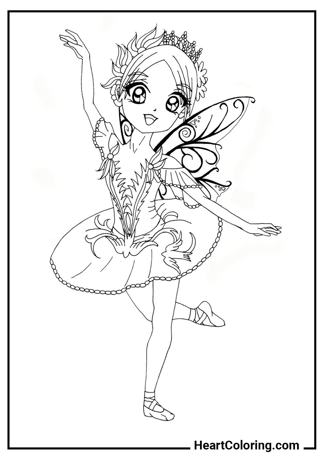desenho bailarina infantil grande