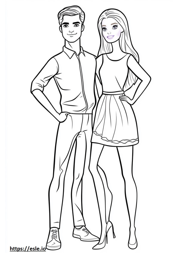 desenho da Barbie para colorir