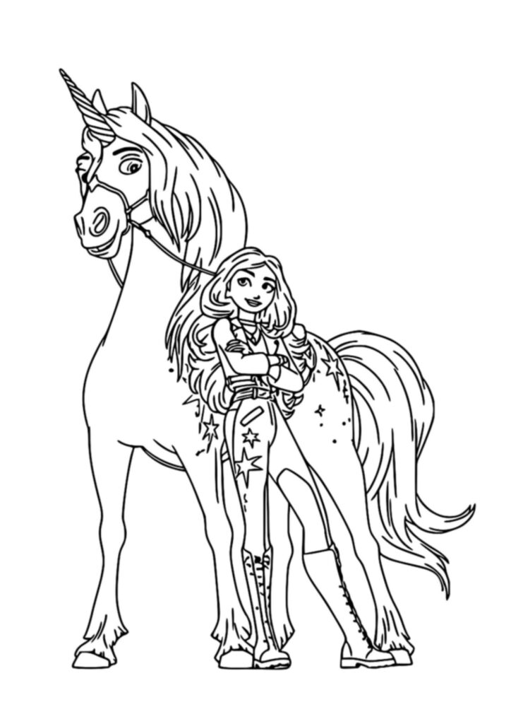 desenhos de unicórnio da barbie