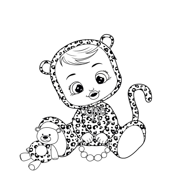 desenho bebe reborn menino para colorir