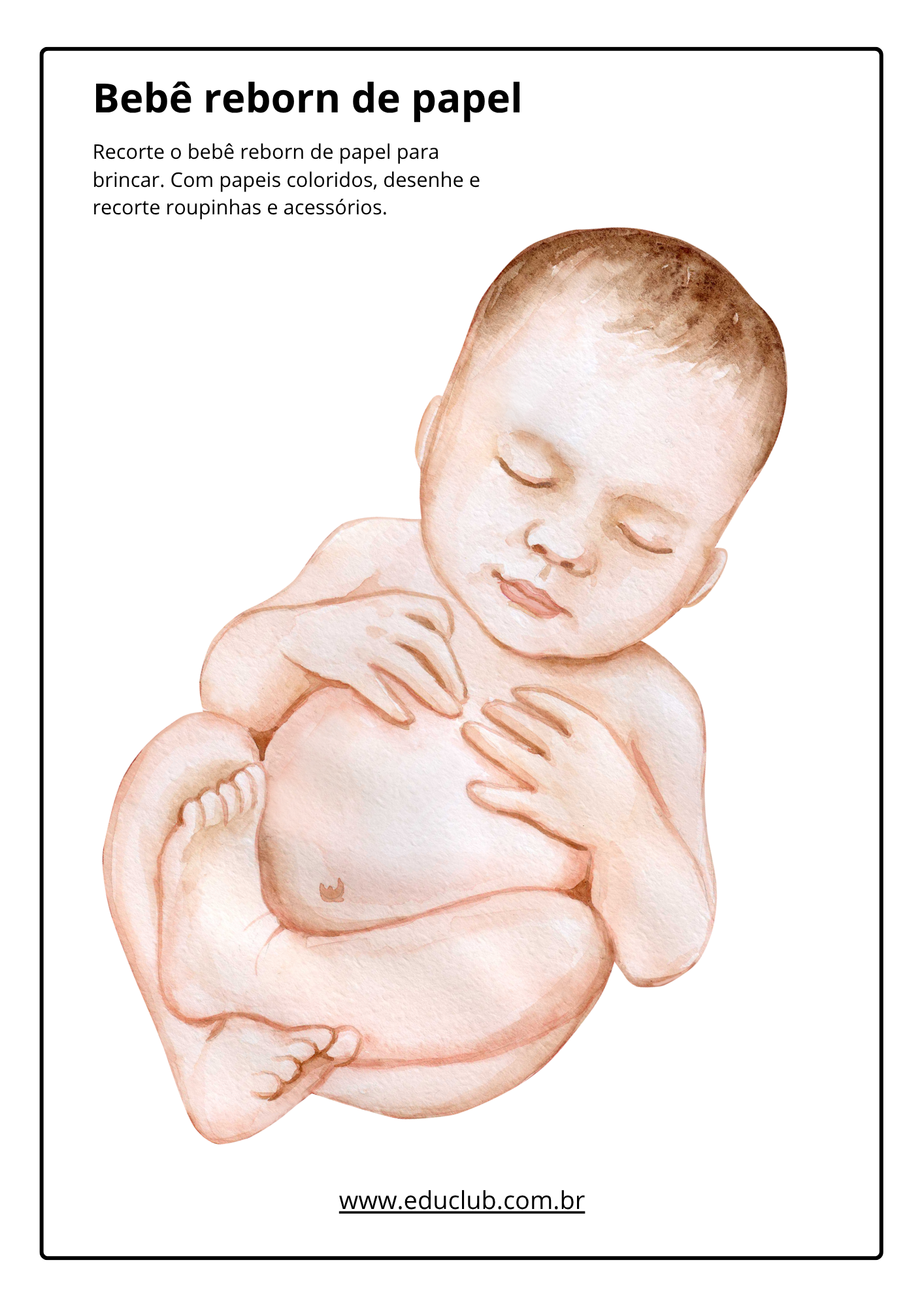 moldes de bebe reborn para imprimir