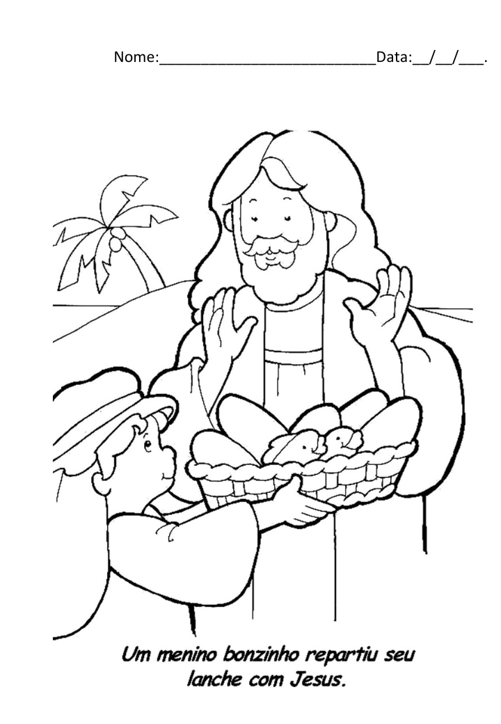 desenhos de Jesus para colorir