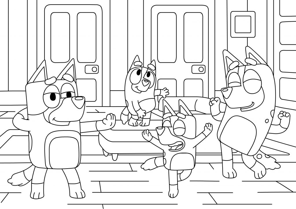 desenho da bluey para imprimir
