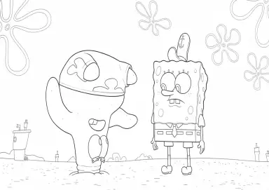 desenhos do bob esponja para colorir