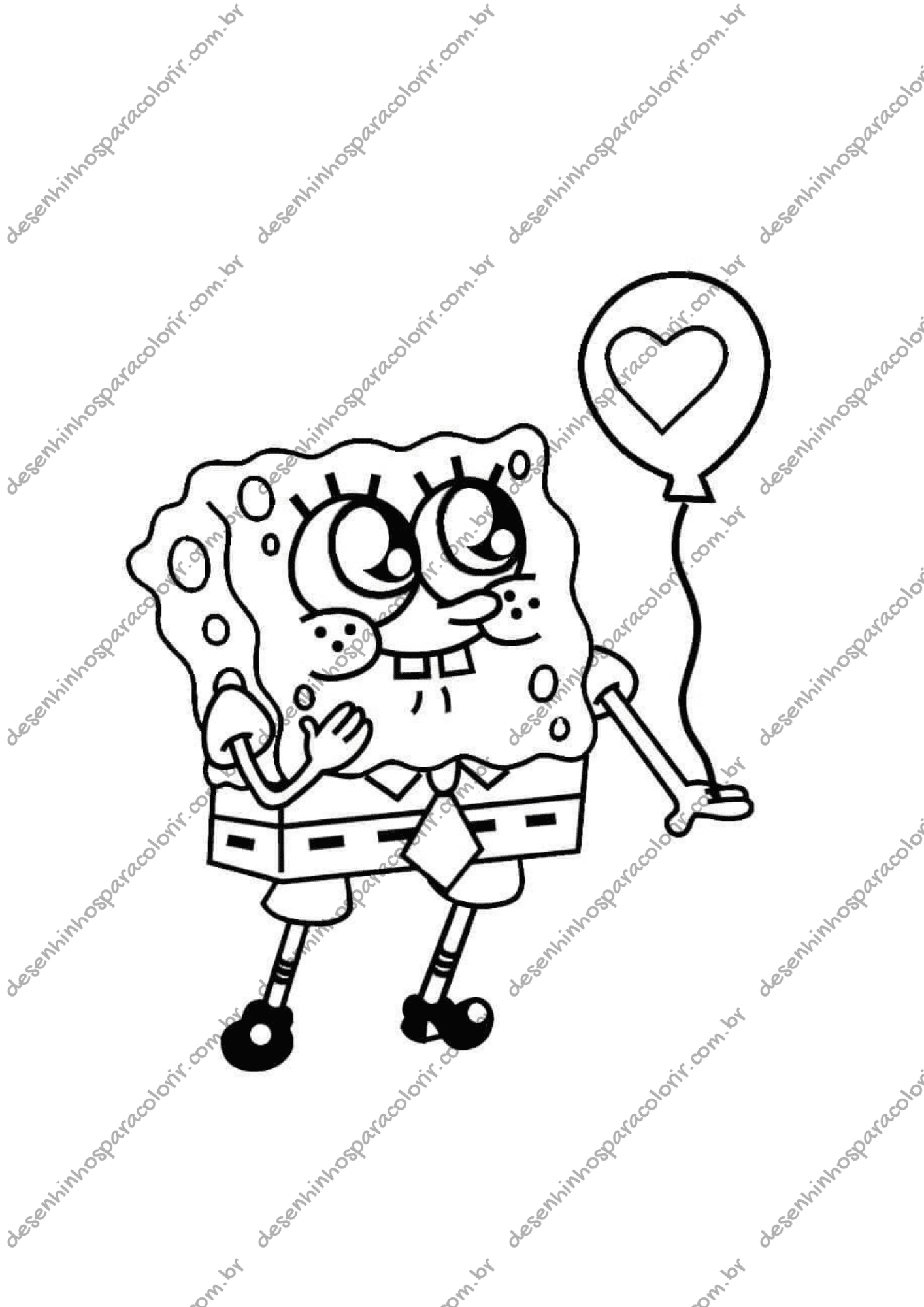 desenhos do bob esponja e patrick para pintar