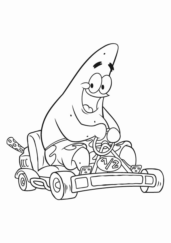 bob esponja e patrick desenho para colorir gratis