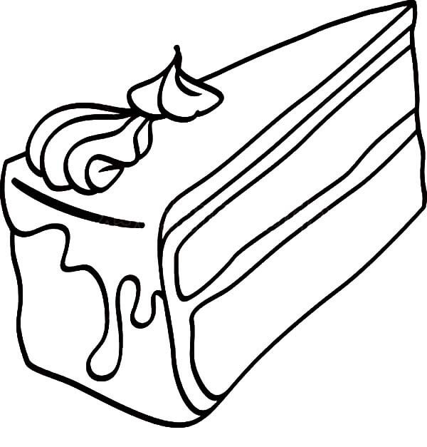desenho de bolo para imprimir e colorir