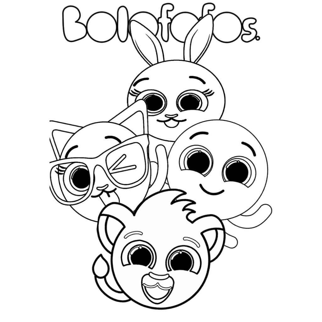 desenho bolofofos para colorir rick
