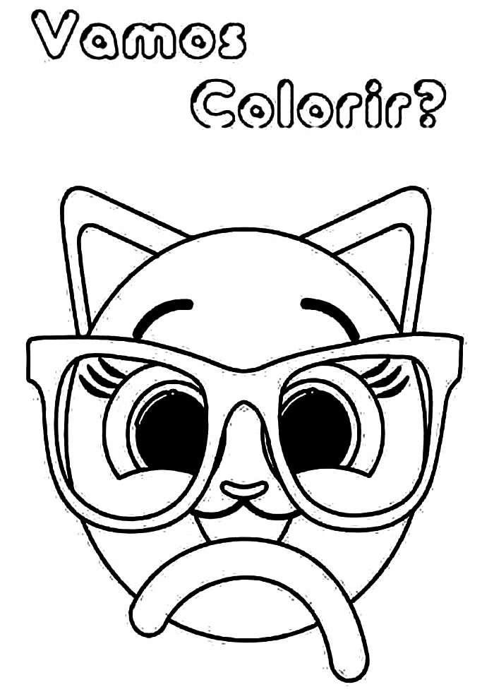 desenho bolofofos para colorir pow